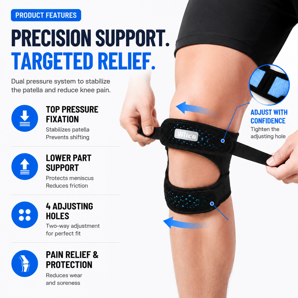 Nordspur | KnevoPro Adjustable Patellar Support Strap