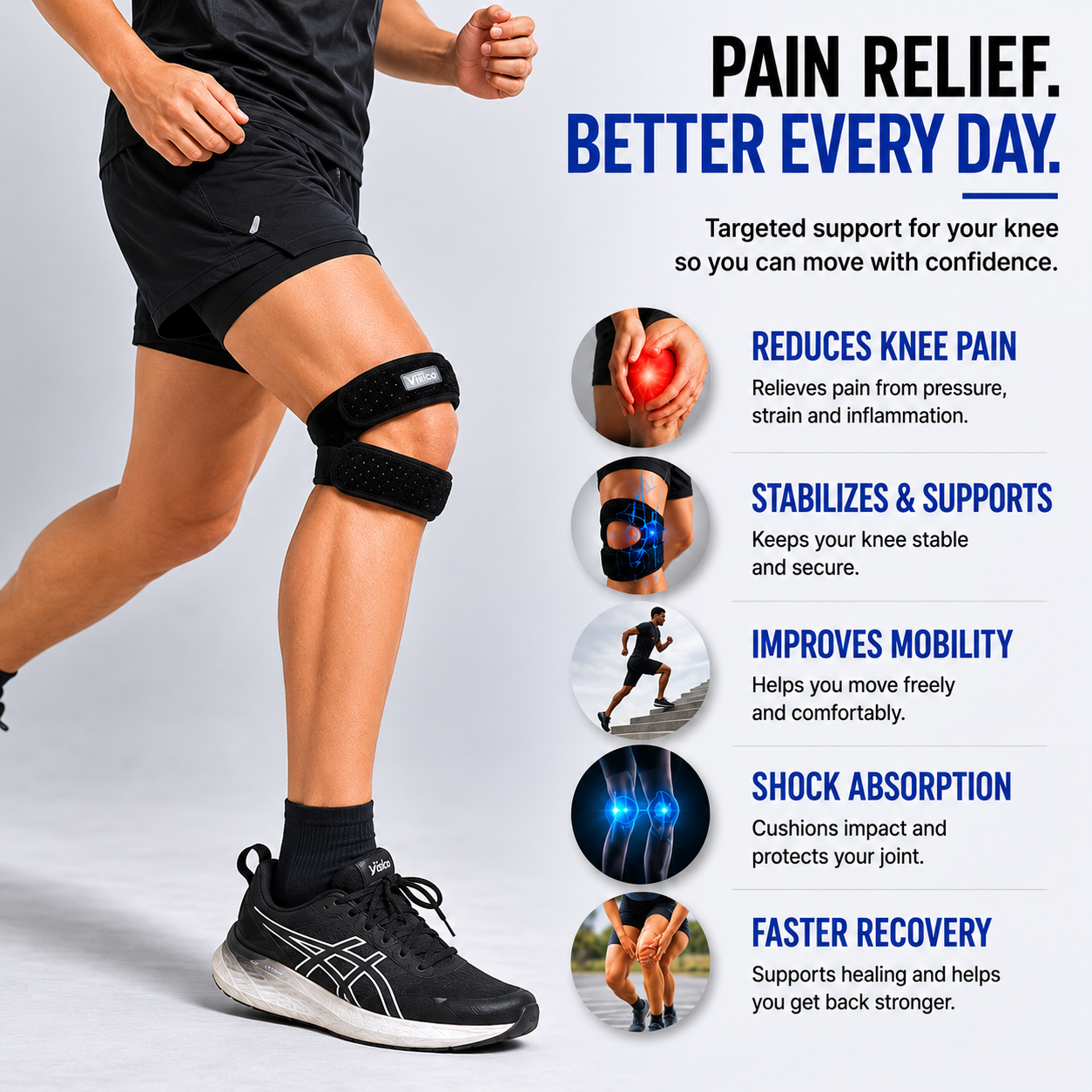 Nordspur | KnevoPro Adjustable Patellar Support Strap