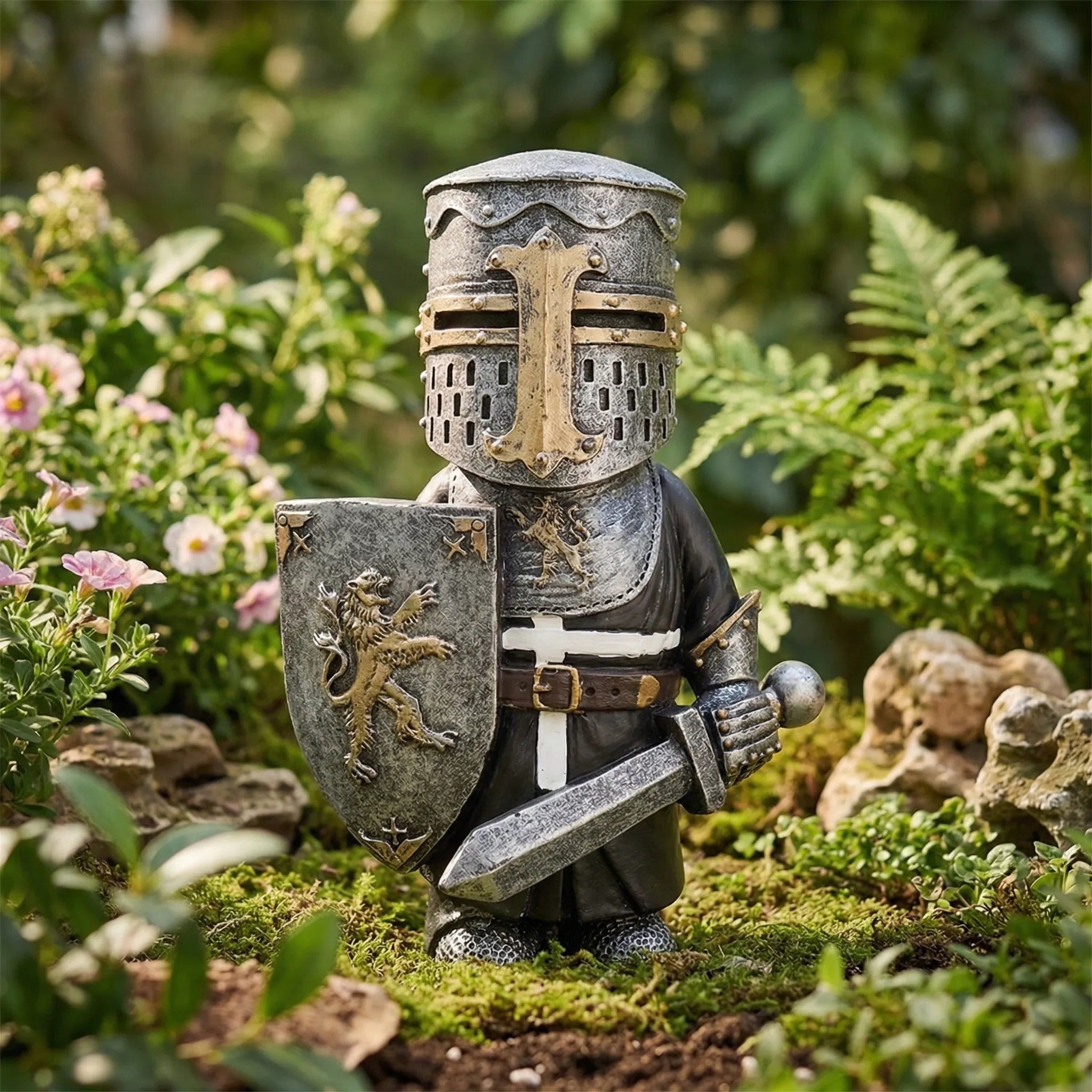 Nordspur | Knightling Miniature Medieval Knight Garden Statue