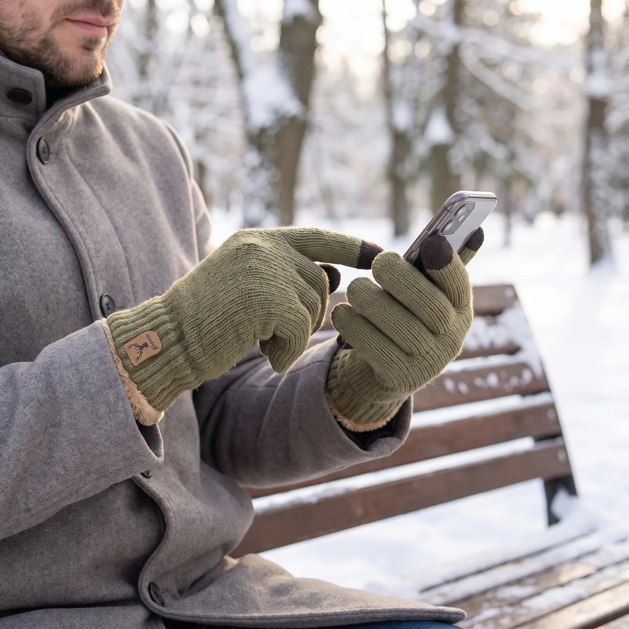 Nordspur | KnitGrip Touchscreen Knitted Winter Gloves