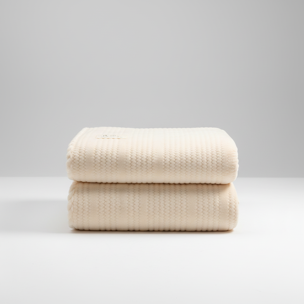 Nordspur | Knit Coral Fleece Throw