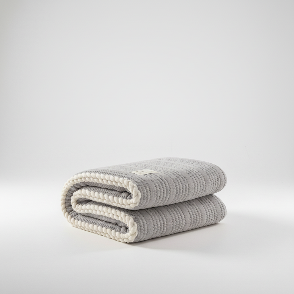 Nordspur | Knit Coral Fleece Throw