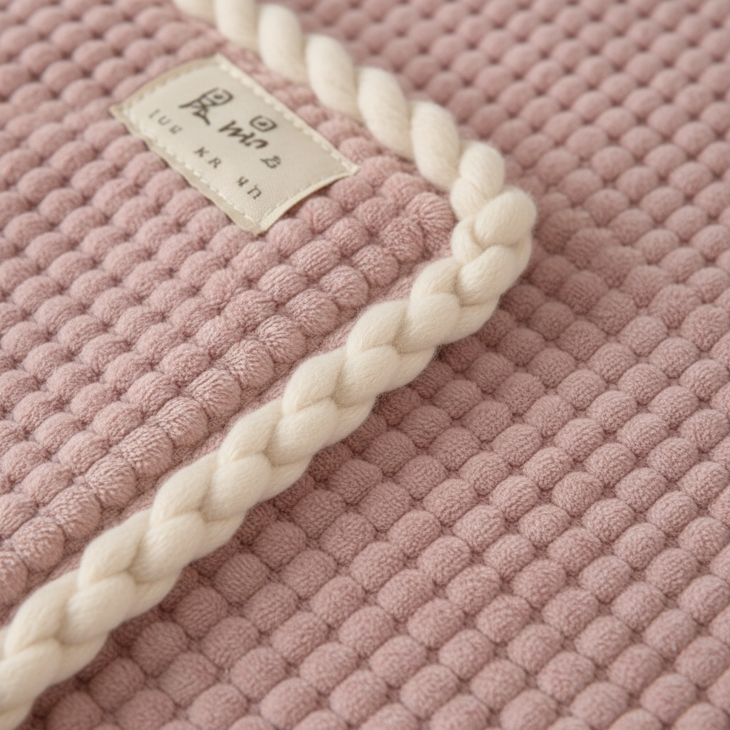 Nordspur | Knit Coral Fleece Throw