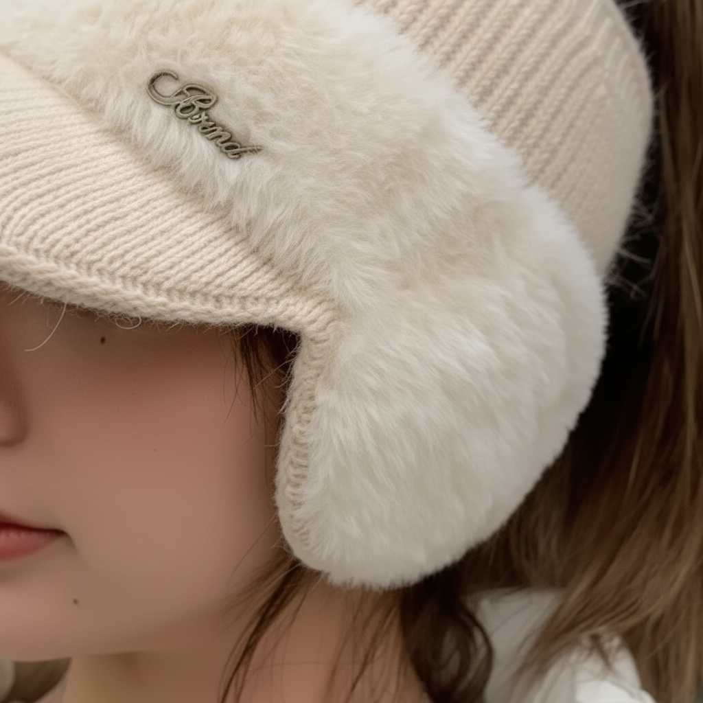 Nordspur | Knit Visor Cap With Earflaps