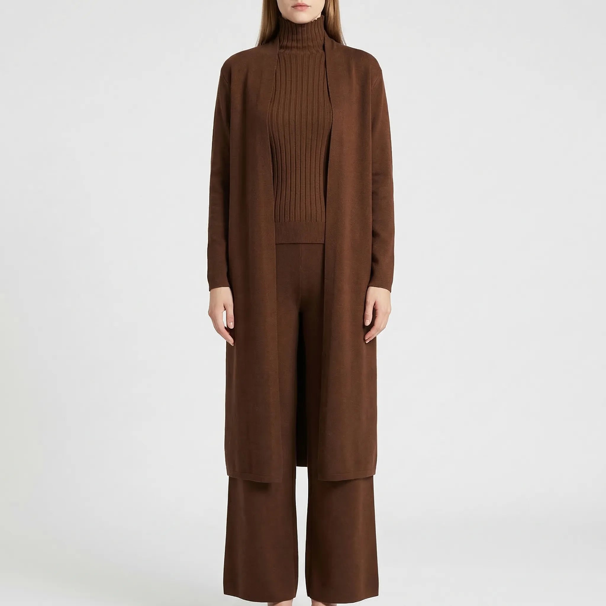 Nordspur | Knittara Knitted 3-Piece Cardigan And Trouser Set