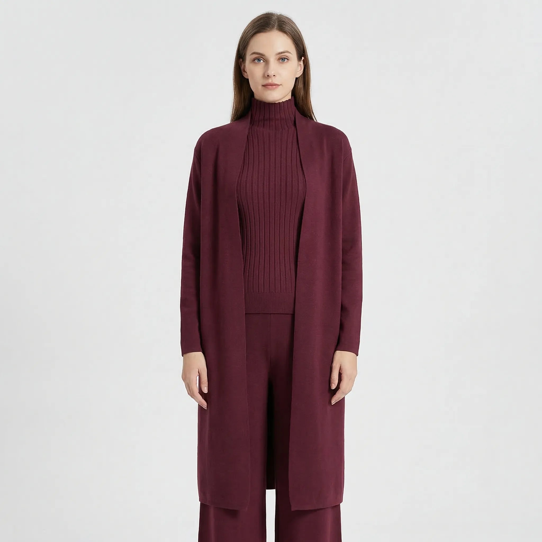 Nordspur | Knittara Knitted 3-Piece Cardigan And Trouser Set