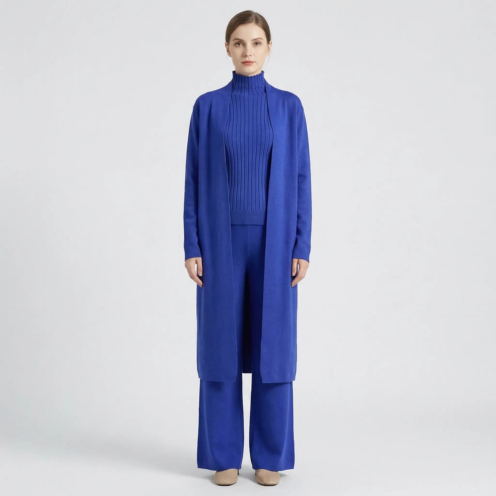 Nordspur | Knittara Knitted 3-Piece Cardigan And Trouser Set