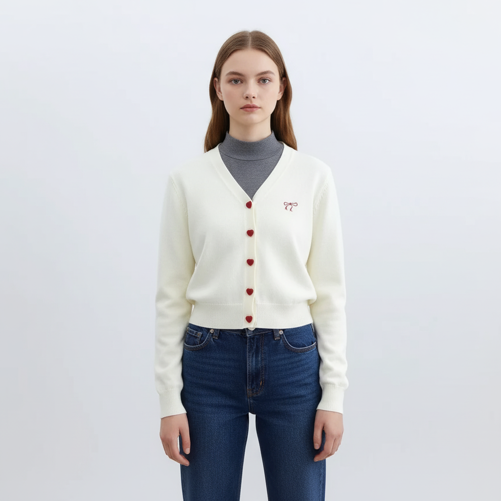 Nordspur | Knitted Cotton Blend Cardigan
