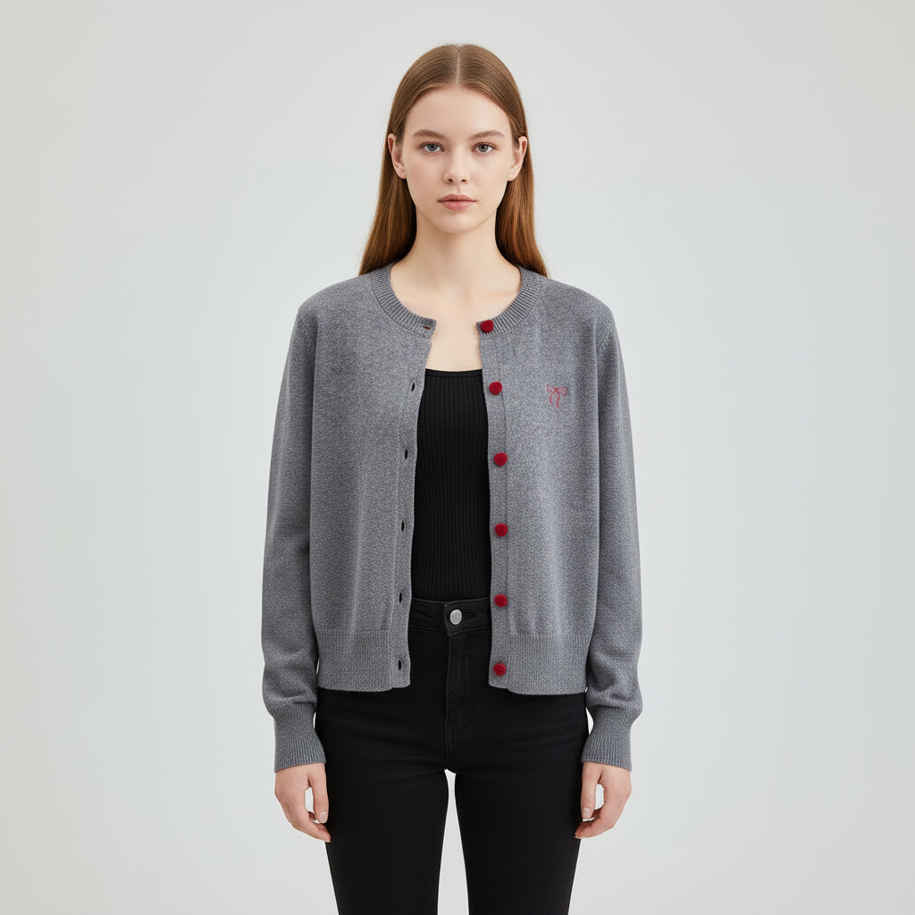 Nordspur | Knitted Cotton Blend Cardigan