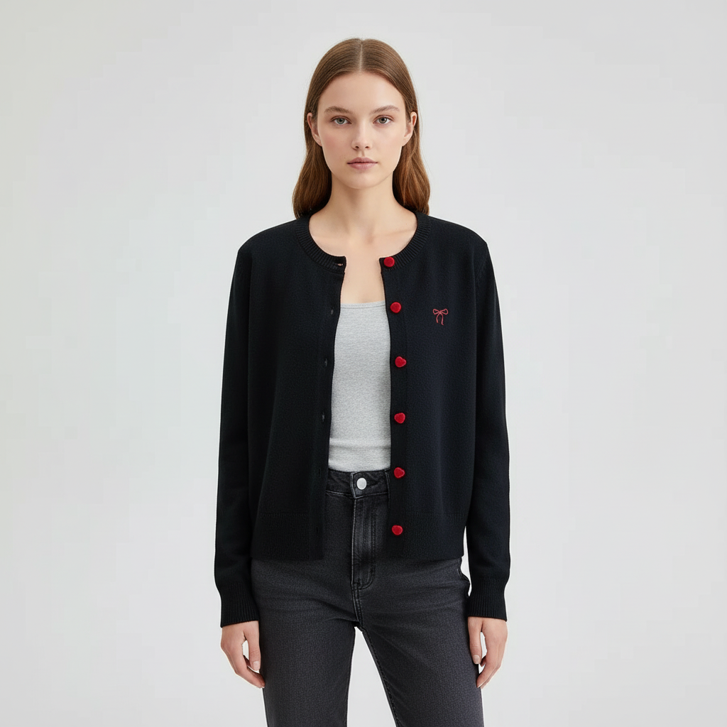 Nordspur | Knitted Cotton Blend Cardigan
