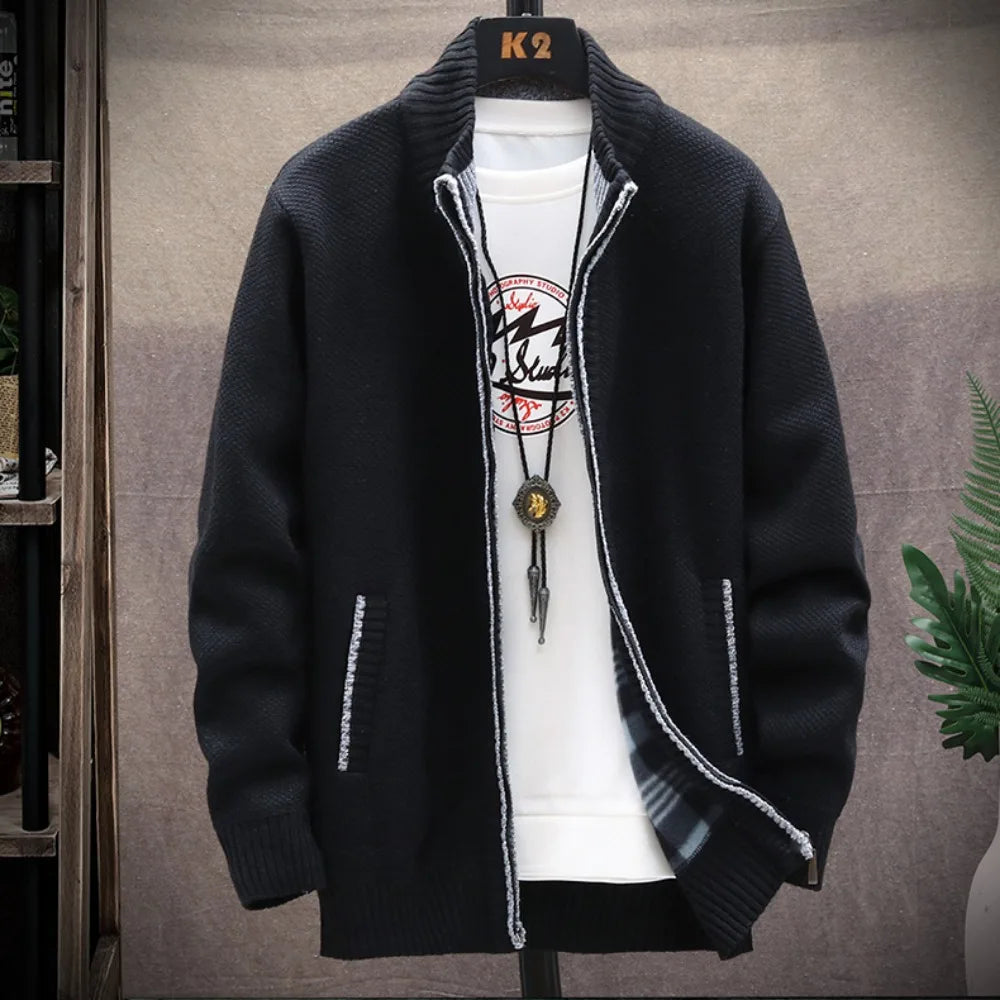 Nordspur | Knitted Zip Front Cardigan