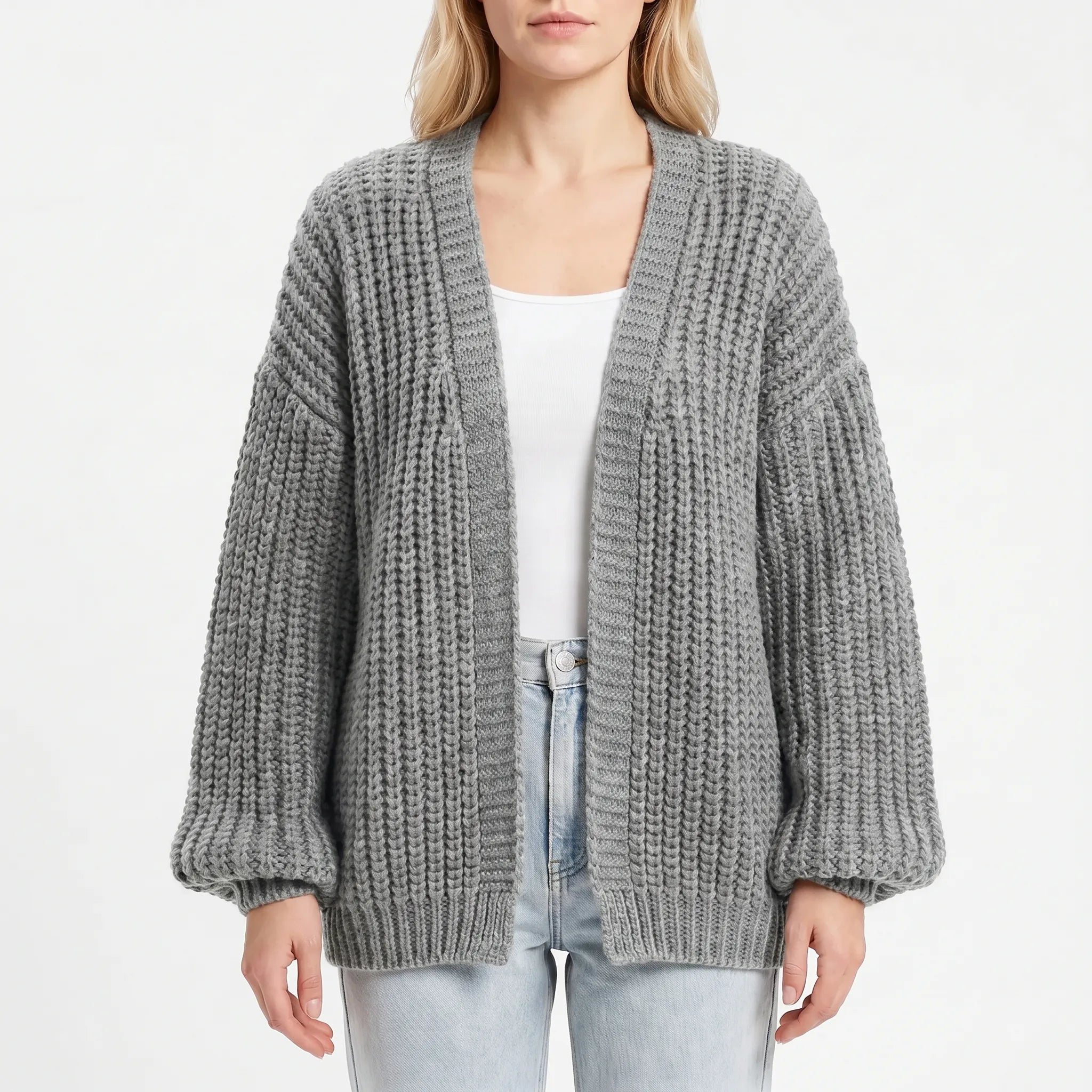 Nordspur | Knovara Chunky Knit Open Front Cardigan