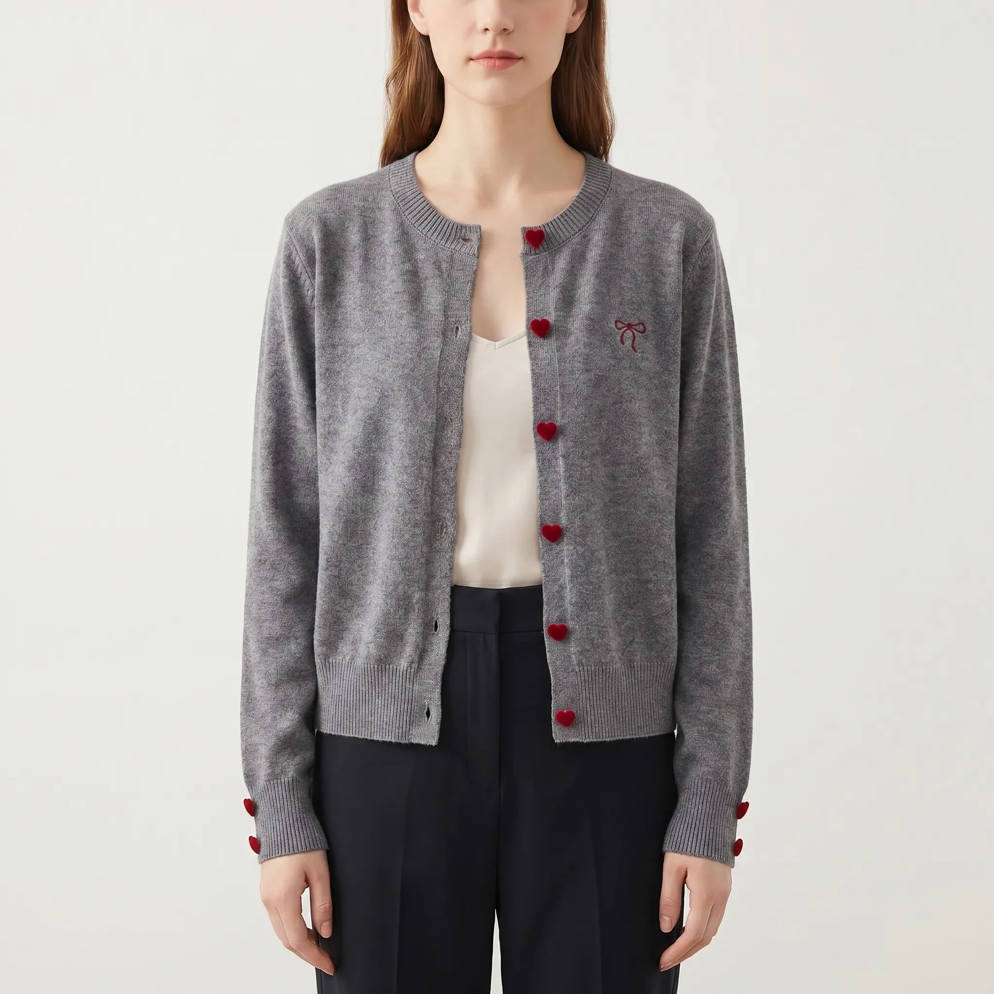 Nordspur | Kordea Crew Neck Knitted Cardigan