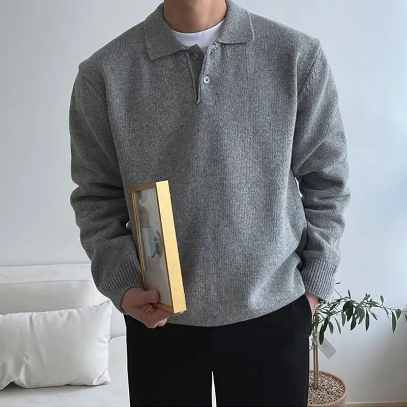 Nordspur | Korean Polo Neck Sweater