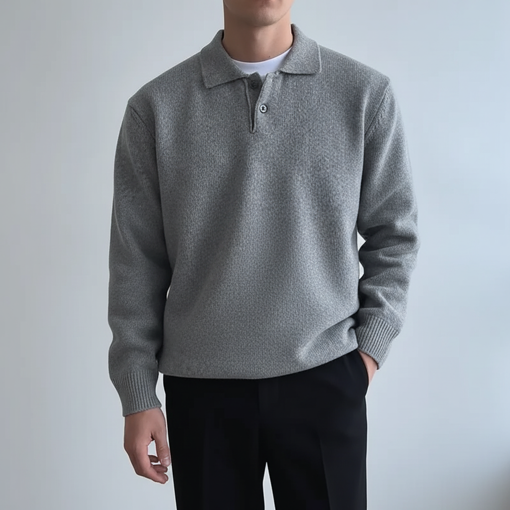 Nordspur | Korean Polo Neck Sweater