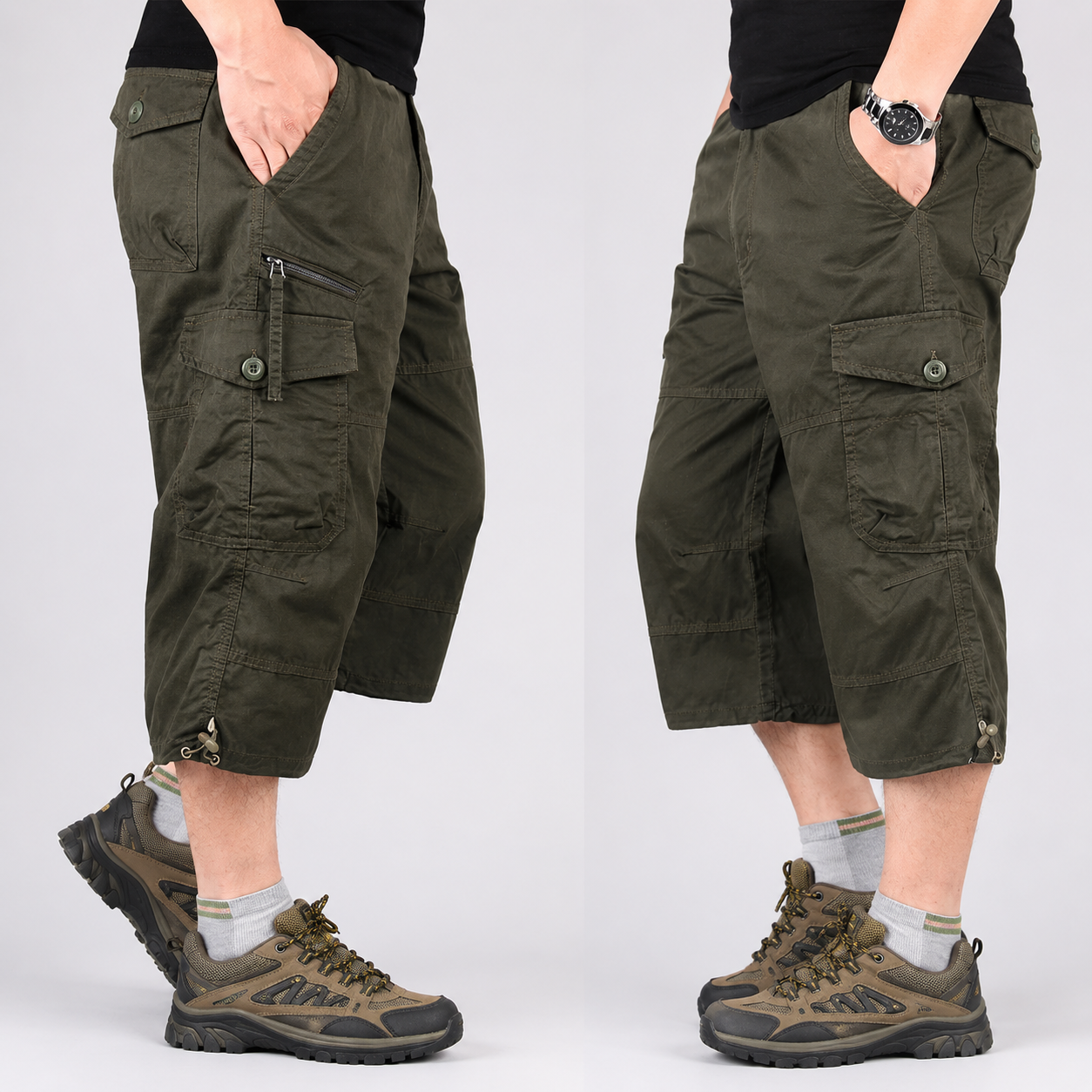 Nordspur | Kortivar Long Length Cargo Shorts