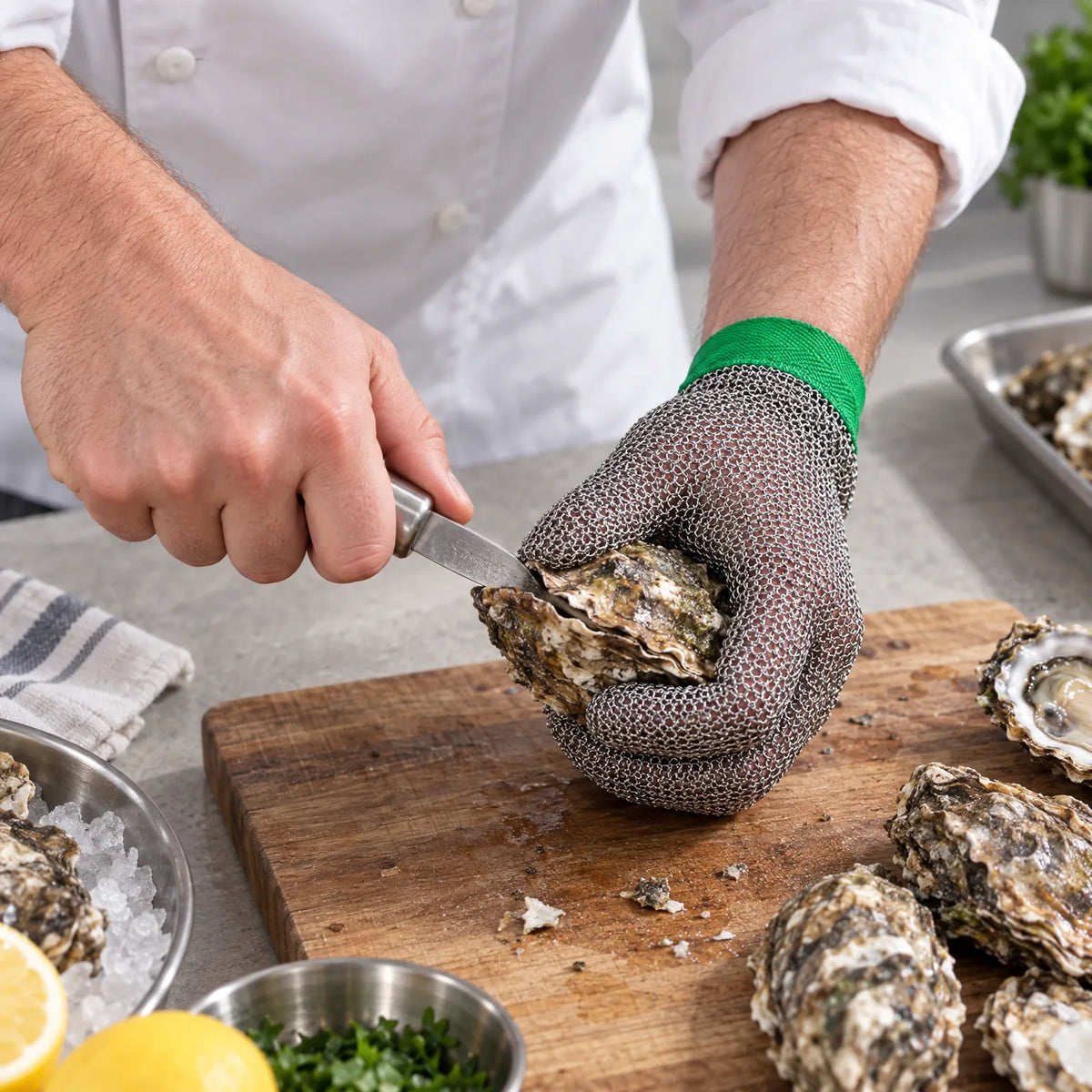 Nordspur | Kulinaro Stainless Steel Mesh Cut Resistant Gloves