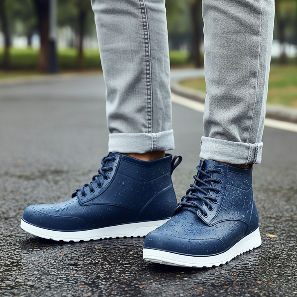 Nordspur | Lace Up Ankle Rain Boots