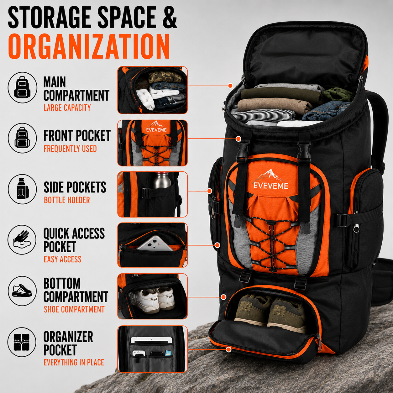 Nordspur | Large Volume Trekking Backpack