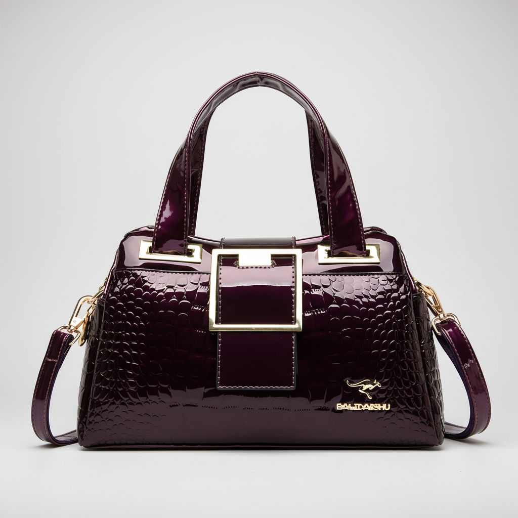 Nordspur | Large Patent Leather Tote