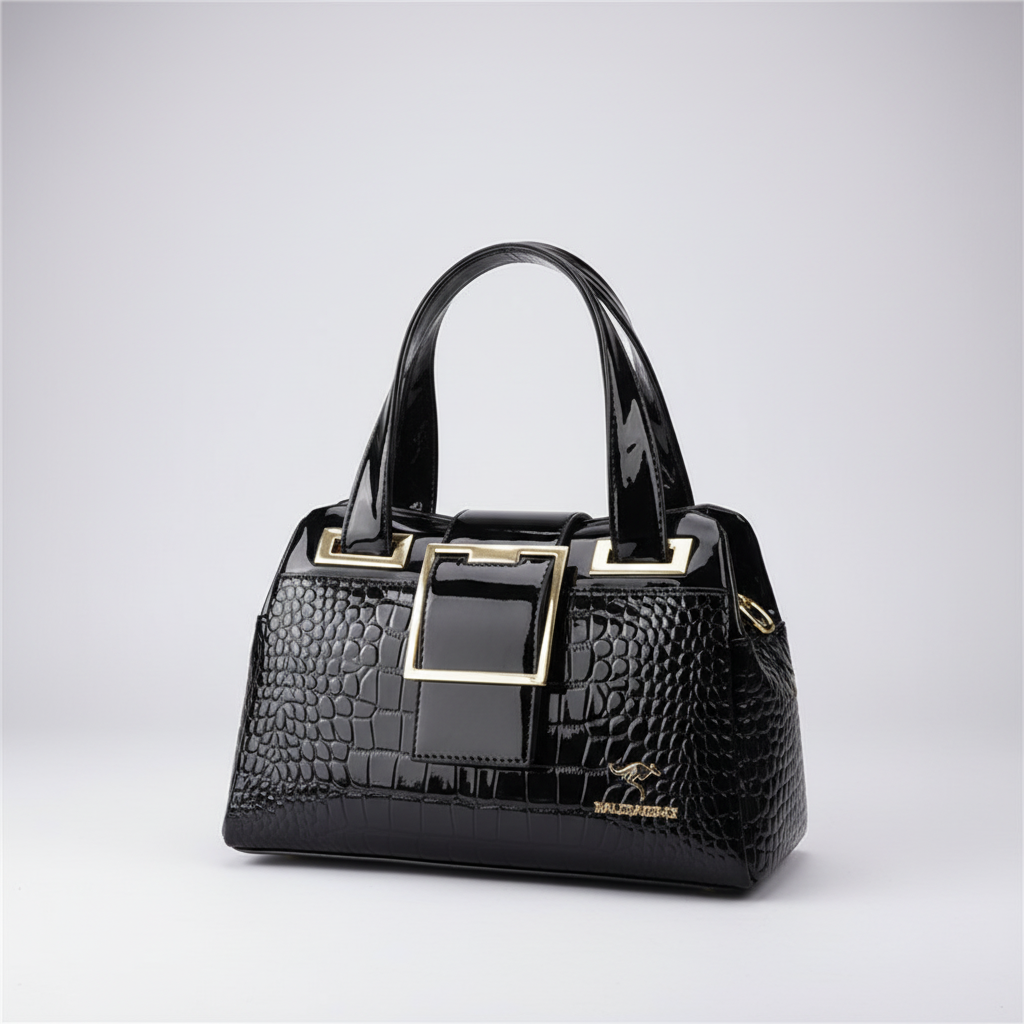 Nordspur | Large Patent Leather Tote