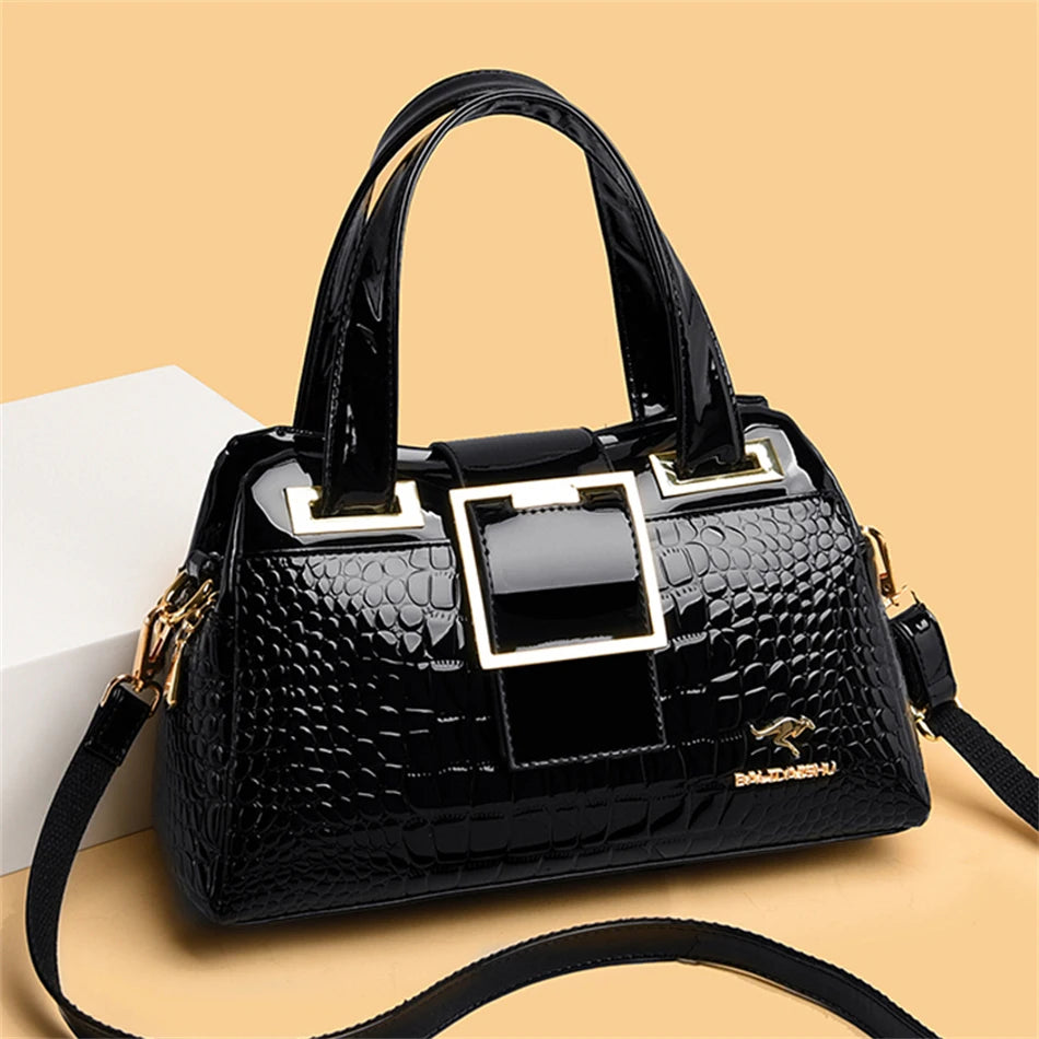 Nordspur | Large Patent Leather Tote