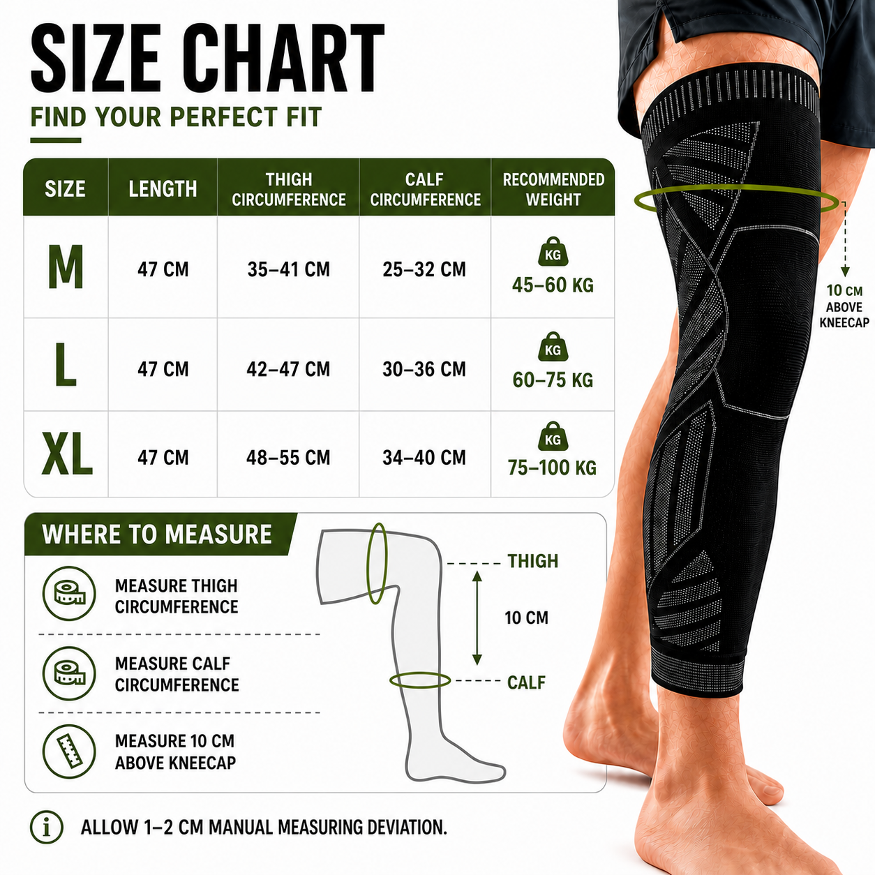 Nordspur | Leguardex Full Leg Compression Sleeve
