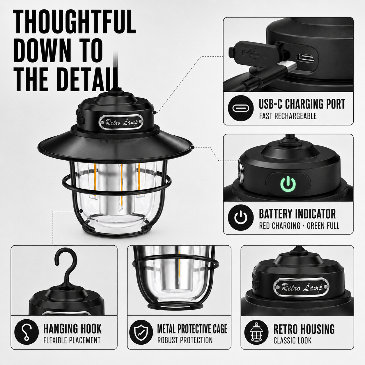 Nordspur | LichtNest Retro Lamp