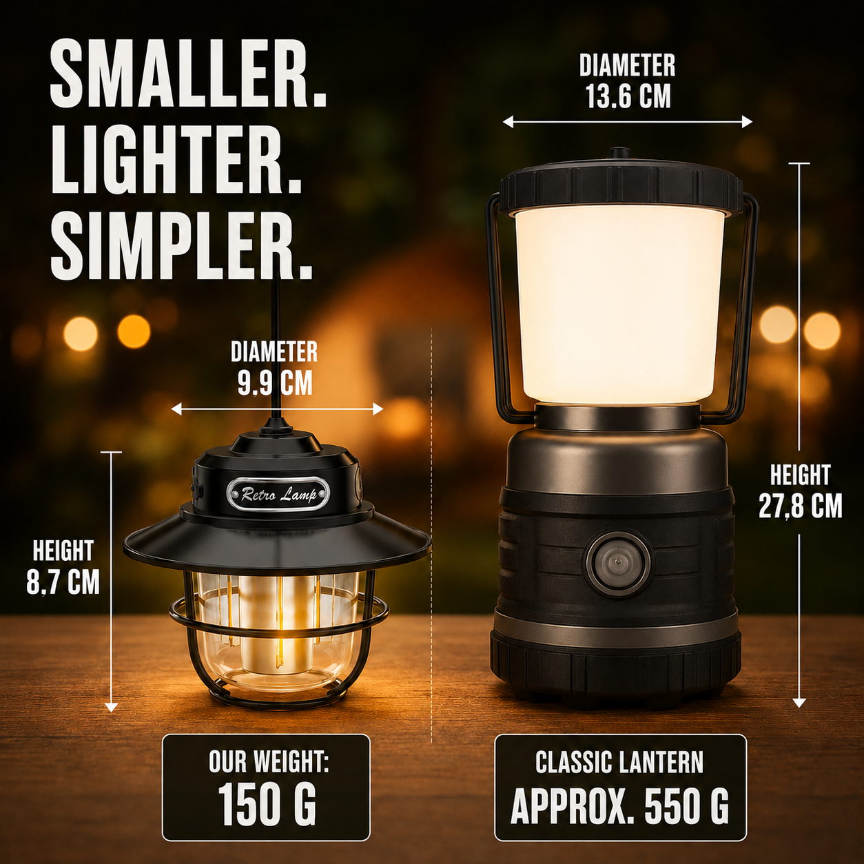 Nordspur | LichtNest Retro Lamp