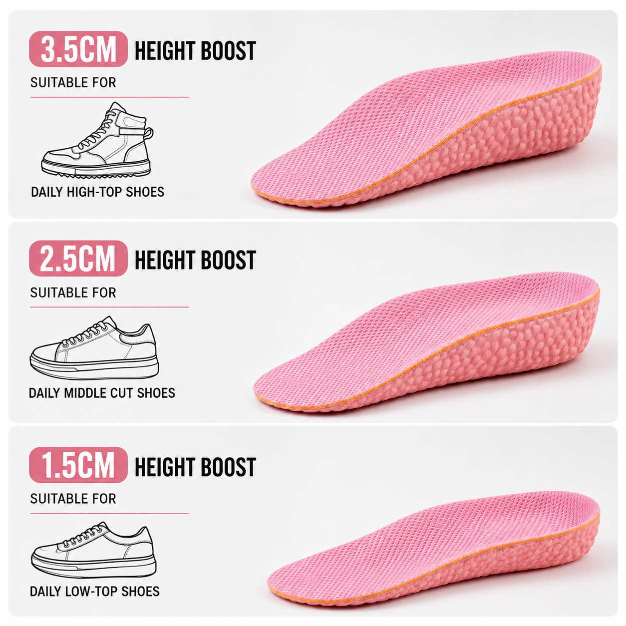 Nordspur | LiftStep Height Increasing Insoles