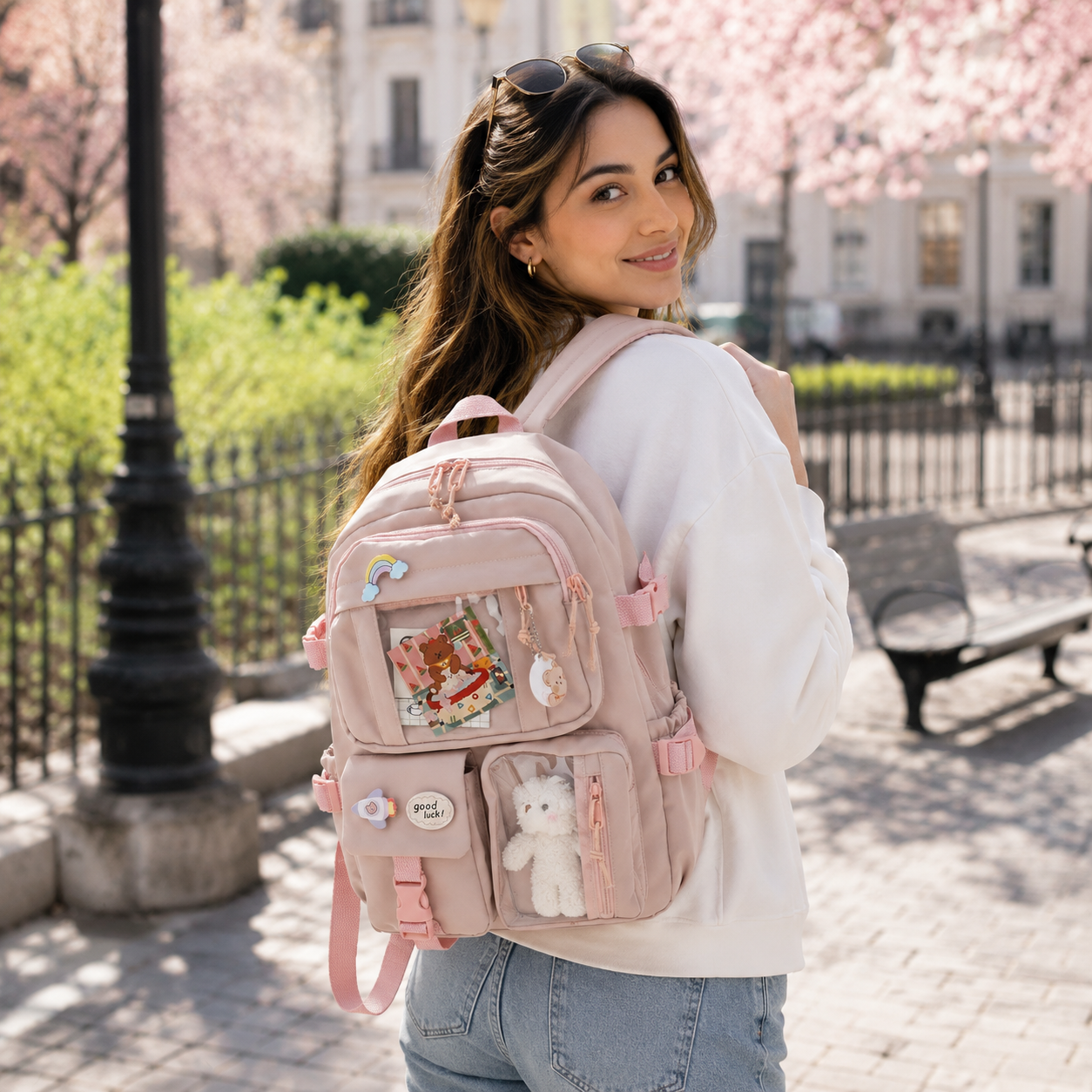 Nordspur | Lilacory Preppy Style Student Backpack