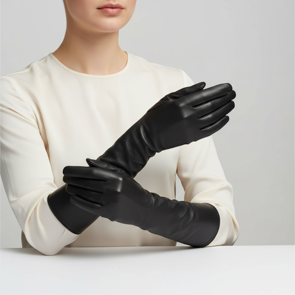 Nordspur | Long Sheepskin Leather Gloves