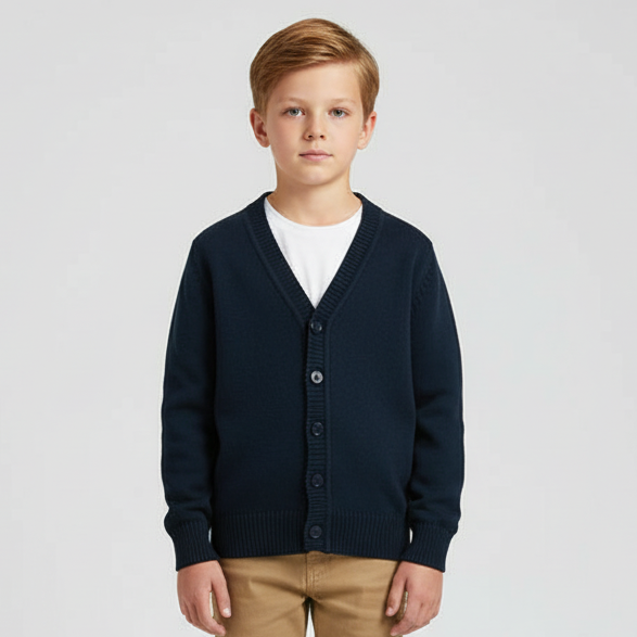 Nordspur | Long Sleeve Cotton Blend Cardigan