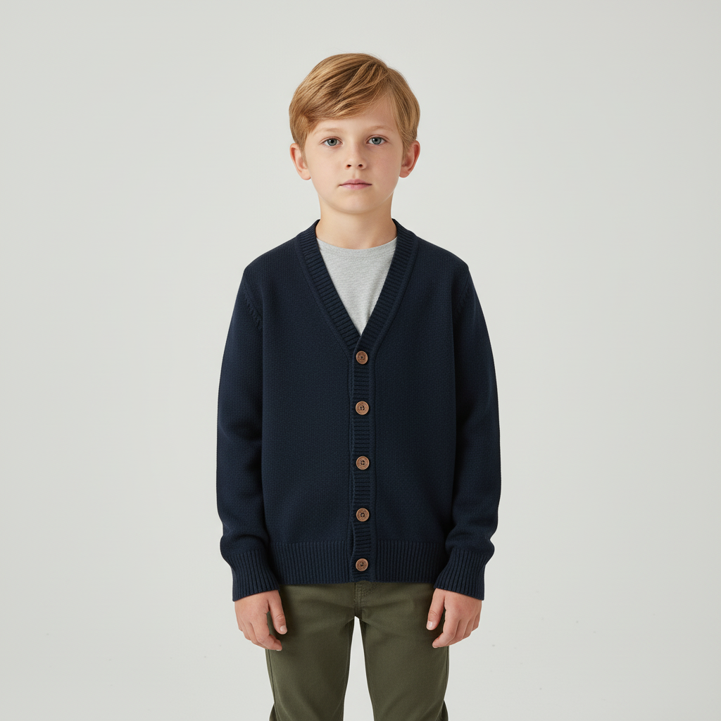 Nordspur | Long Sleeve Cotton Blend Cardigan