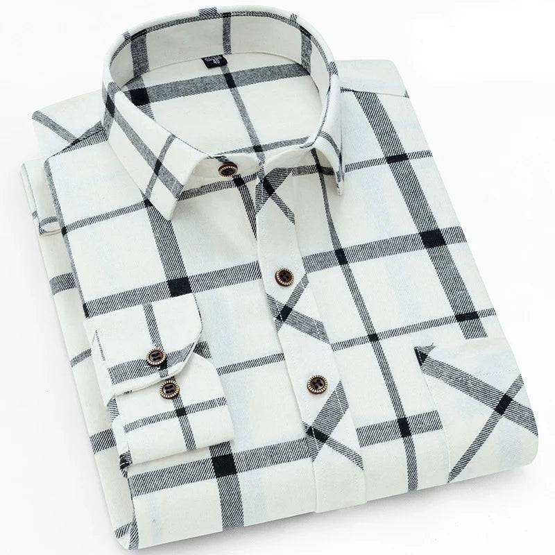 Nordspur | Long Sleeve Cotton Blend Shirt