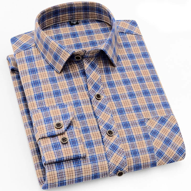 Nordspur | Long Sleeve Cotton Blend Shirt
