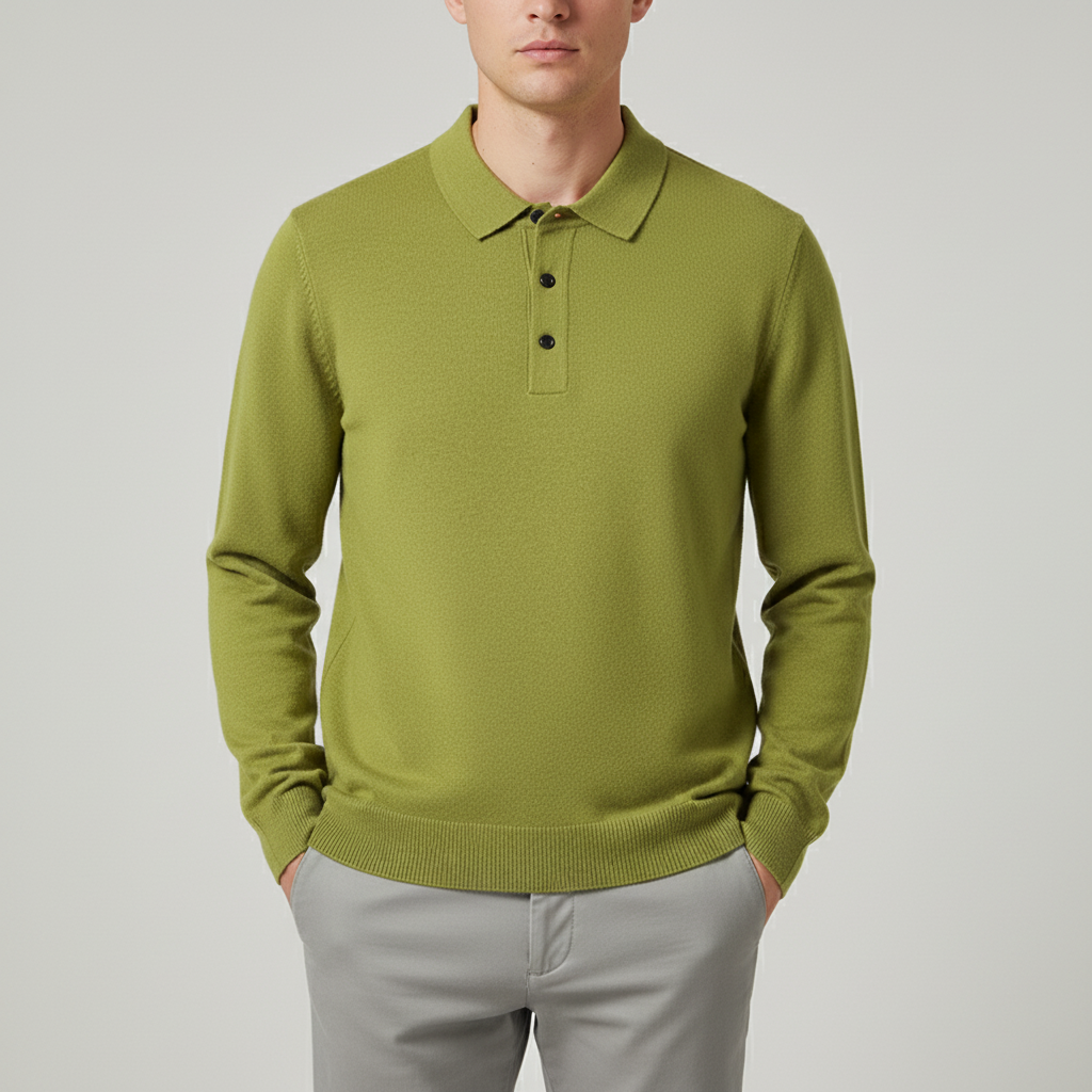Nordspur | Long Sleeve Knit Polo