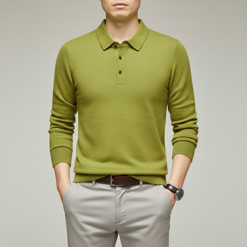Nordspur | Long Sleeve Knit Polo