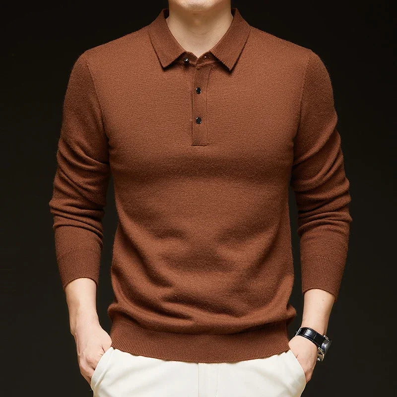 Nordspur | Long Sleeve Knit Polo