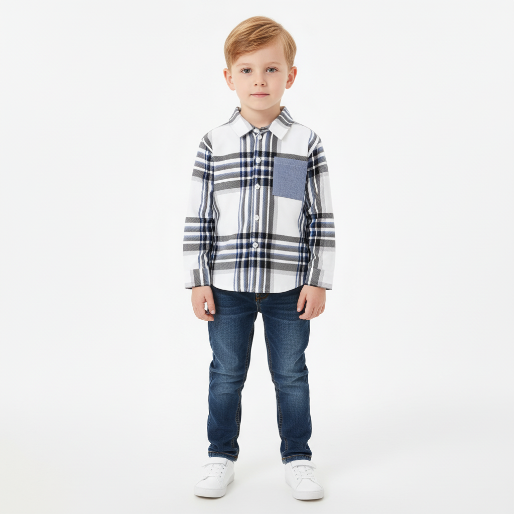 Nordspur | Long Sleeve Plaid Shirt