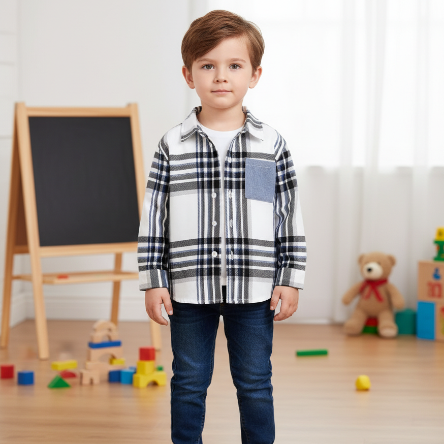 Nordspur | Long Sleeve Plaid Shirt