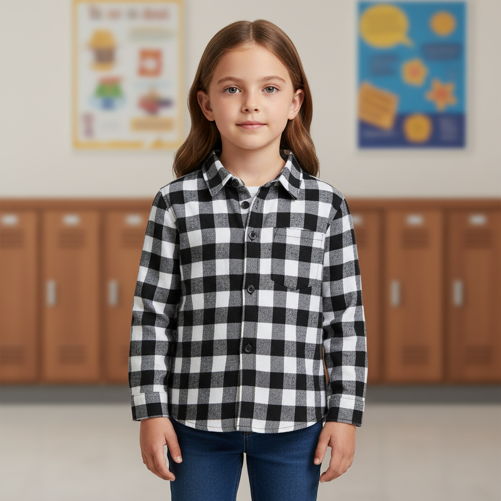 Nordspur | Long Sleeve Plaid Shirt