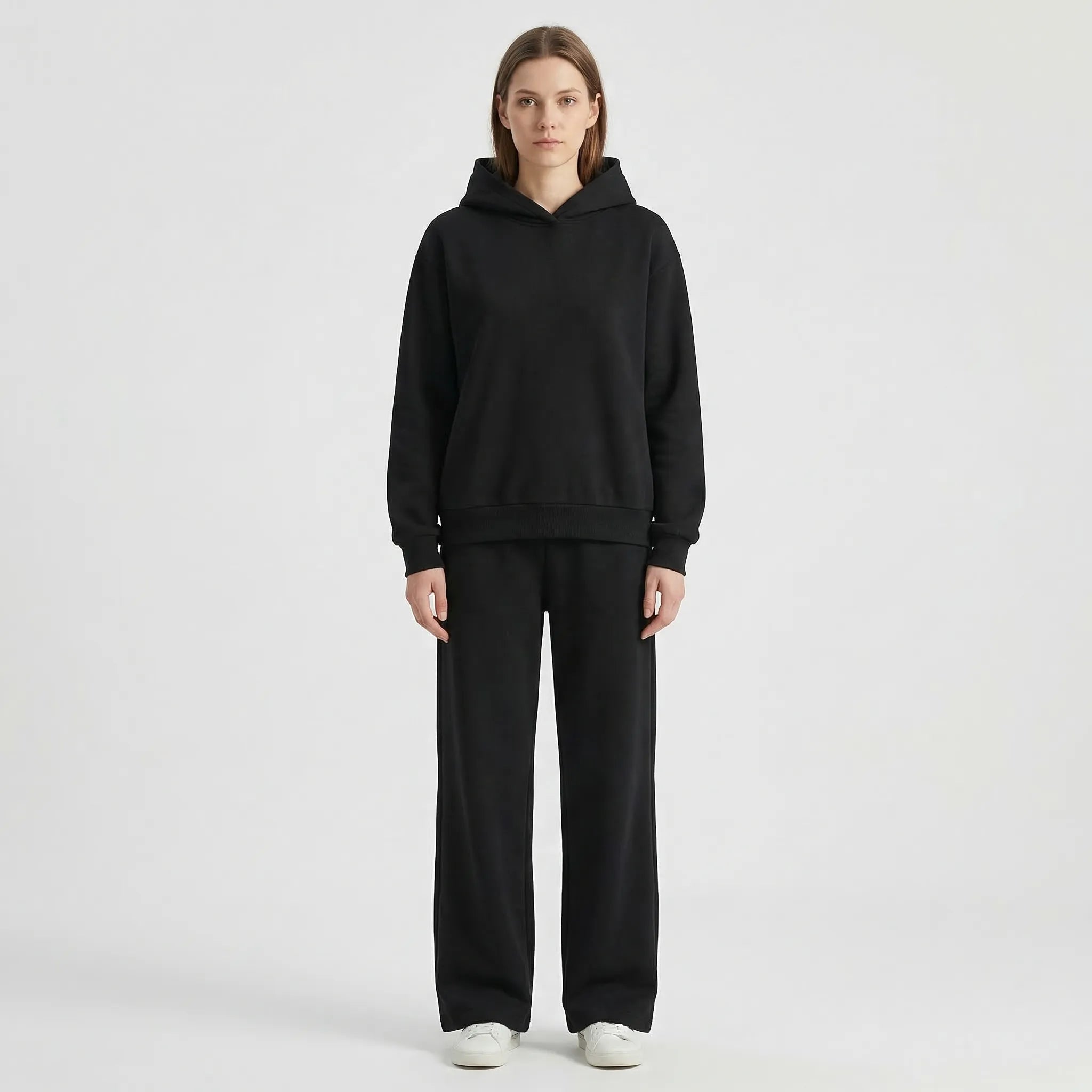 Nordspur | Loundrex Hooded Pullover And Wide-Leg Trouser Set