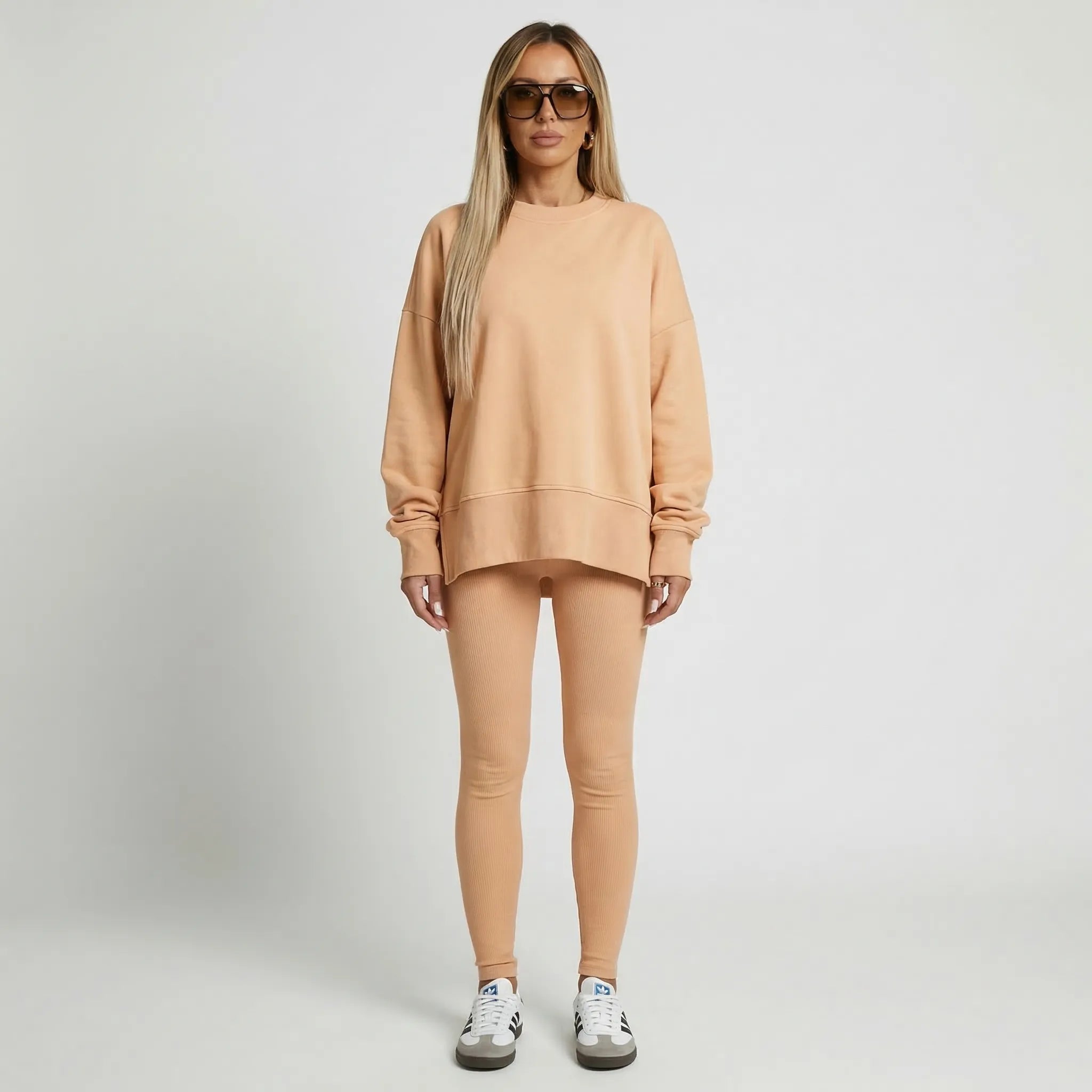 Nordspur | Lounxe Oversized Sweatshirt And Slim-Leg Trouser Set