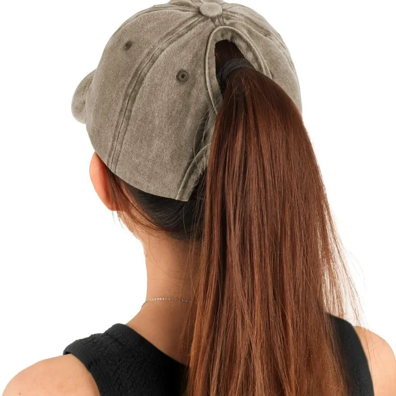 Nordspur | Lovelle Washed Retro Ponytail Cap