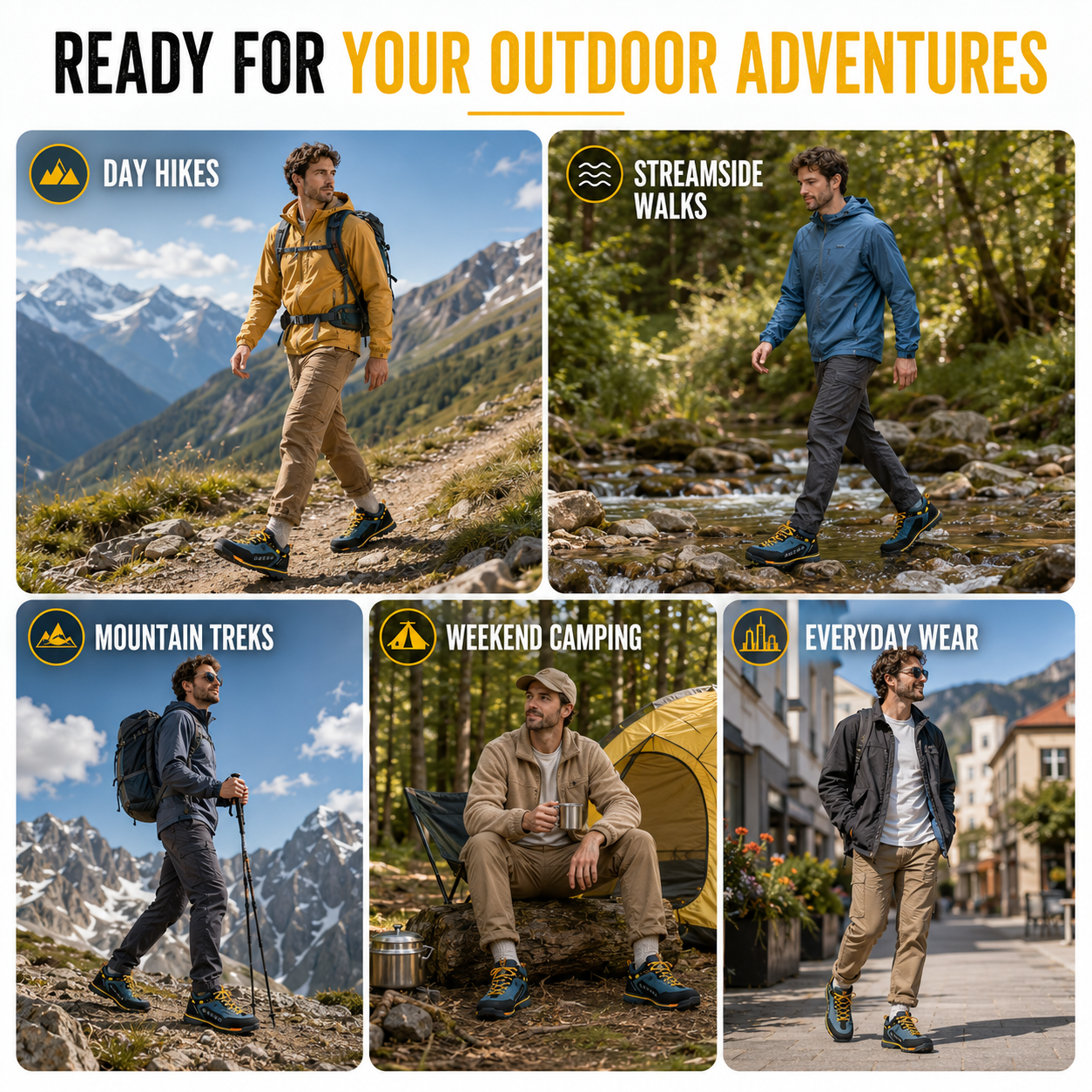 Nordspur | Low Cut Splashproof Hiking Shoe