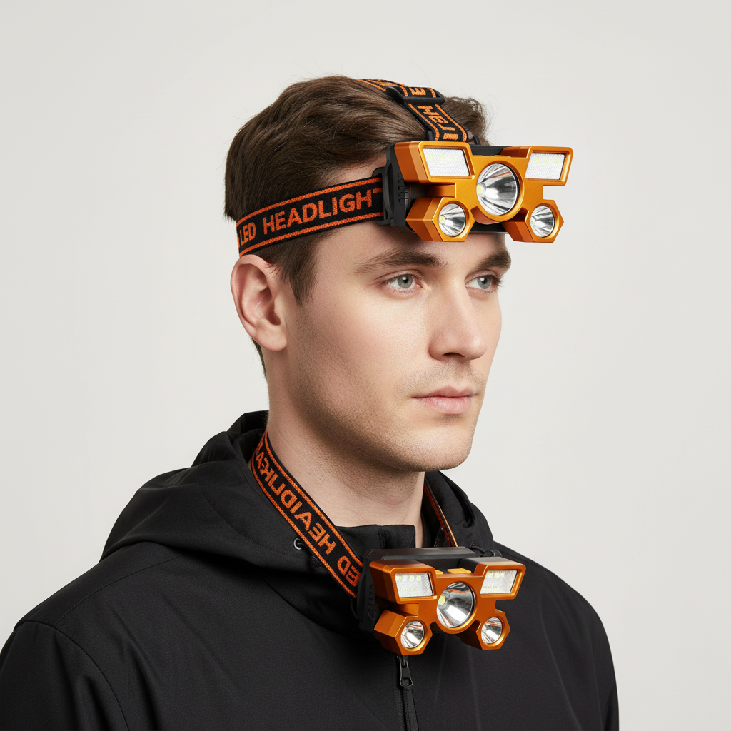 Nordspur | LumaBeam Rechargeable 5 LED Headlamp