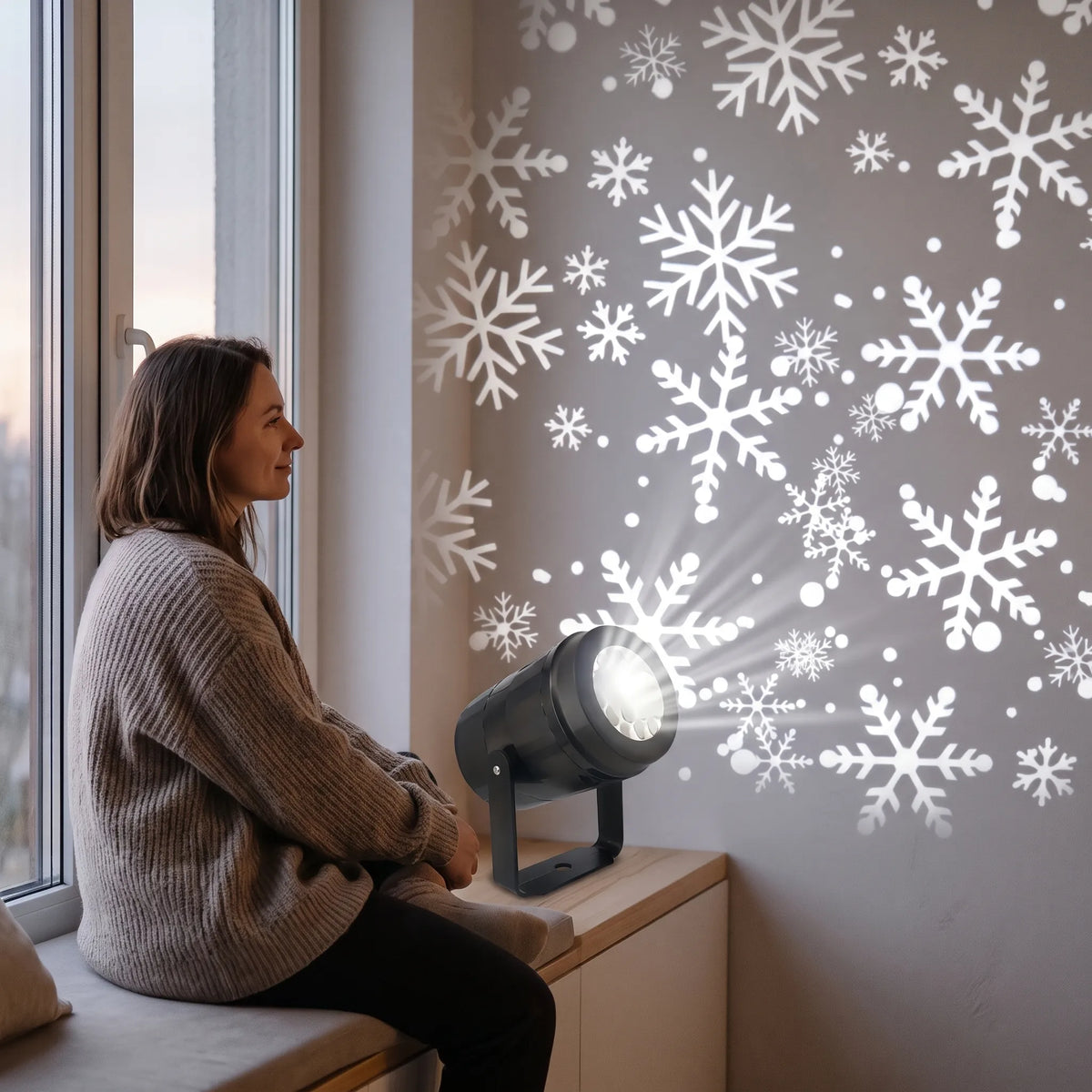 Nordspur | Lumevie Rotating Snowflake Christmas Projector Light