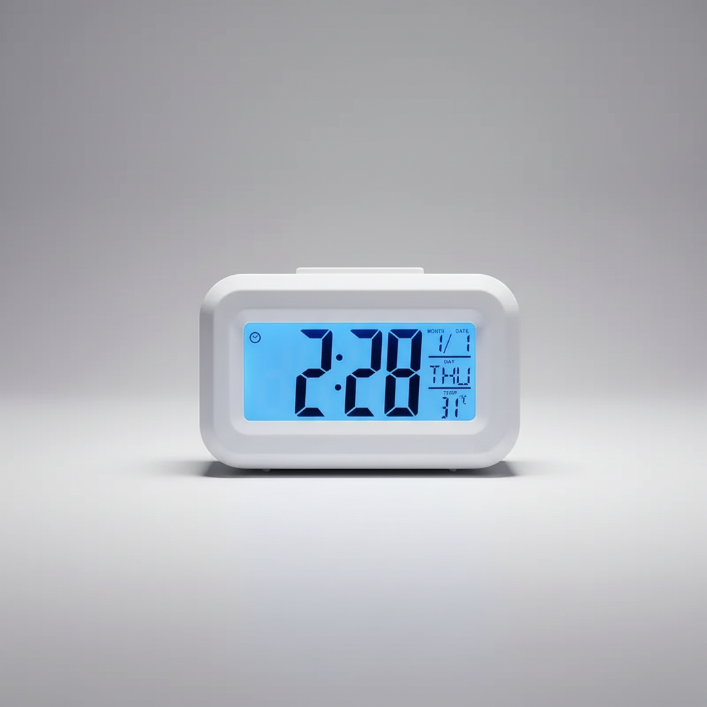 Nordspur | Lumiclock Compact LED Digital Alarm Clock