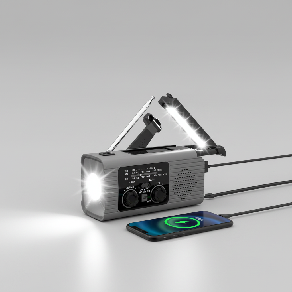Nordspur | LuminCrank Hand Crank Emergency Radio